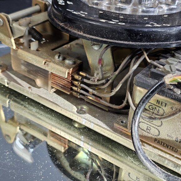 Northern Electric Rotary 1961 Wall Telephone #554 With Cord, Untested, Canada - Picture 14 of 16